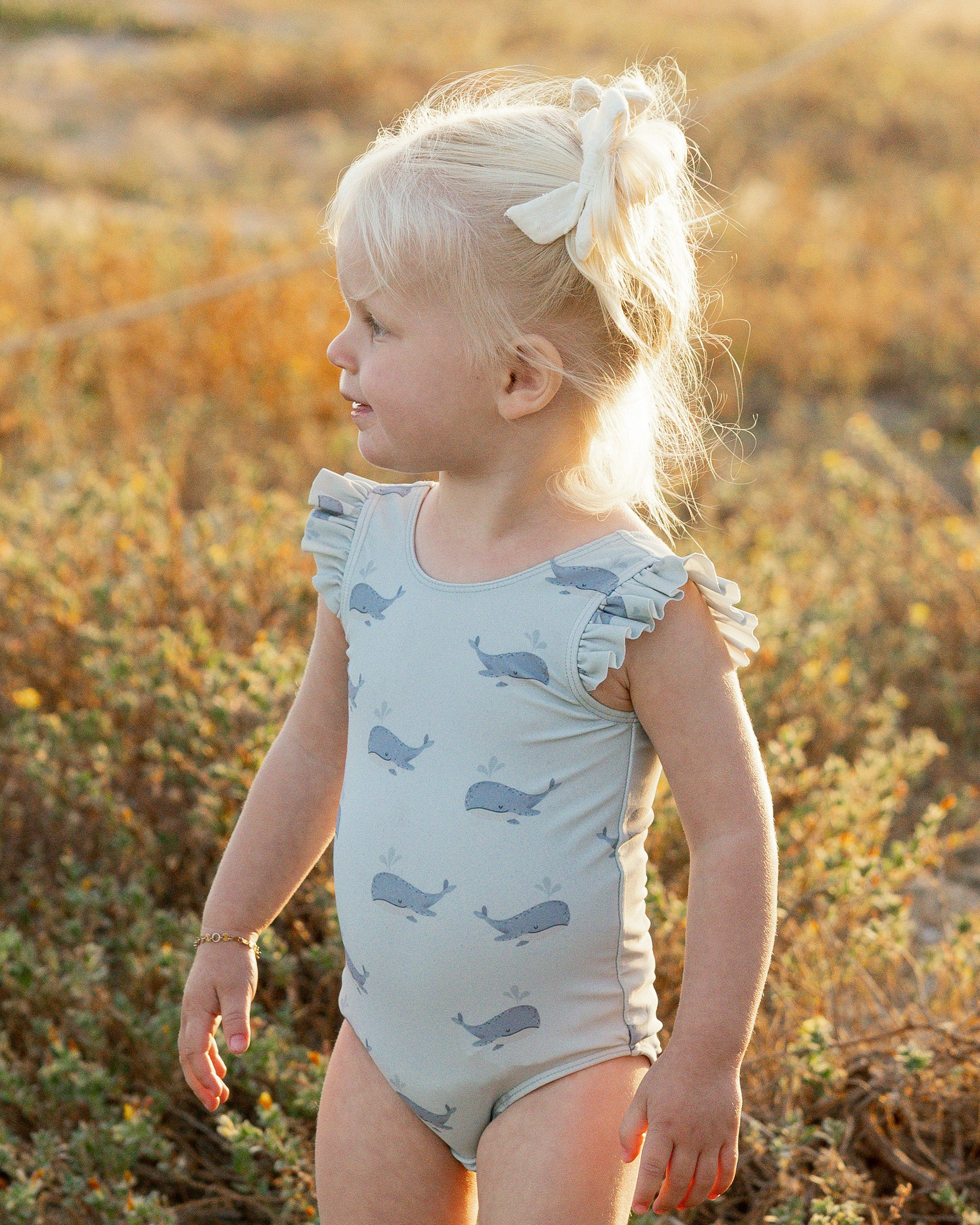 Scoop Back Onepiece Whales - Image 3